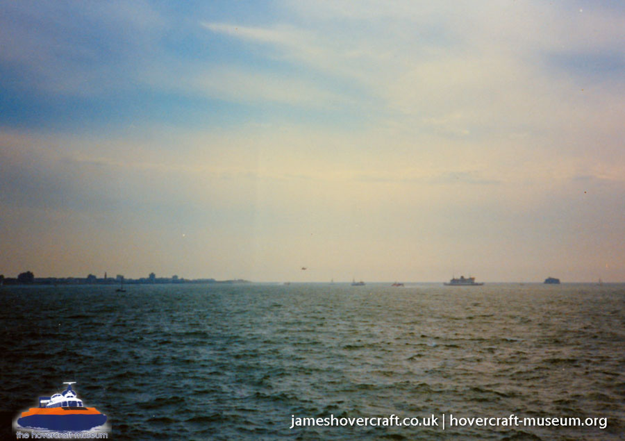 AP1-88 hovercraft promotional day by BHC -  (credit: The <a href='http://www.hovercraft-museum.org/' target='_blank'>Hovercraft Museum Trust</a>).